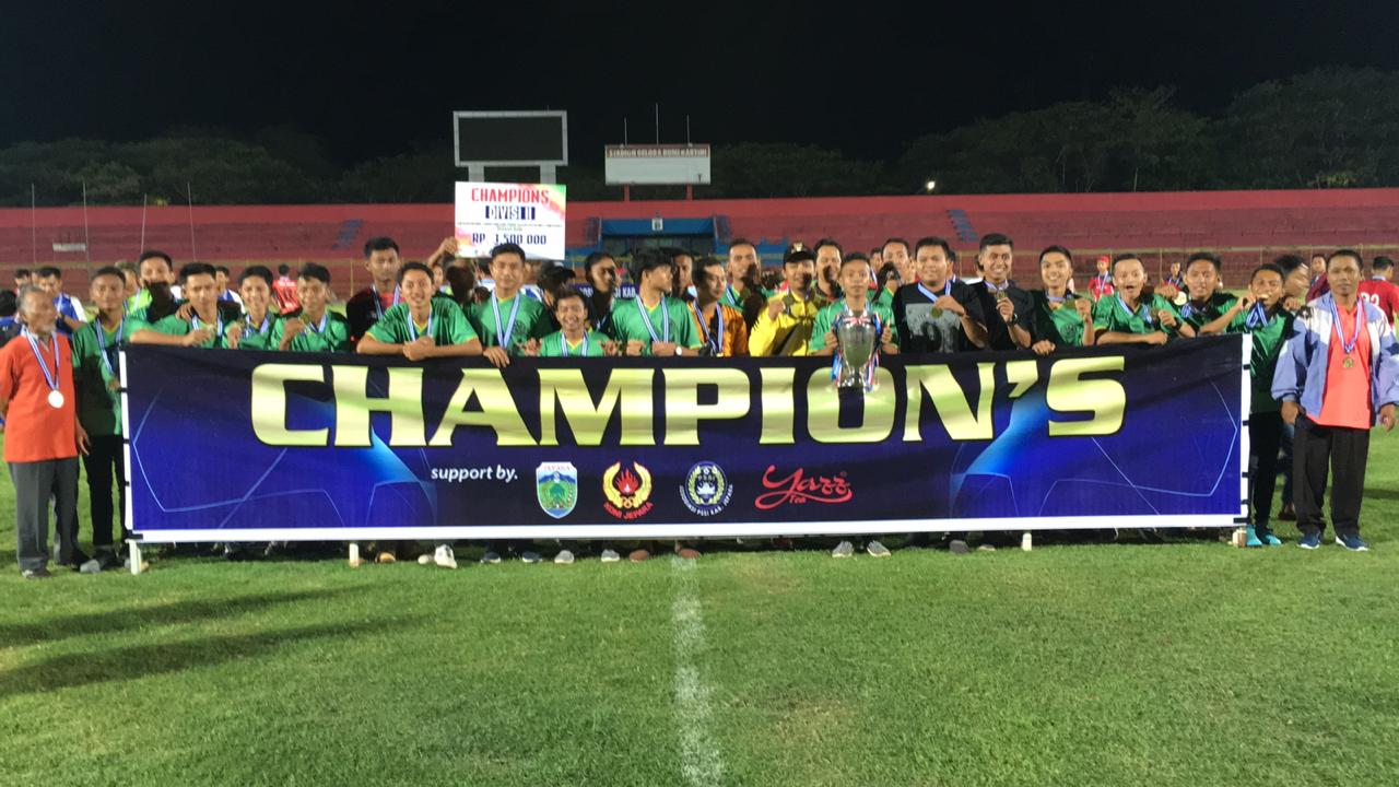 Rajawali FC Desa Suwawal Timur Juara I Devisi 2 Liga PSSI Pengcab Jepara